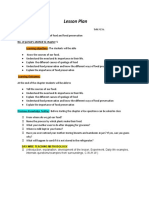 Lesson Plan On Spoilage of food-AA-a