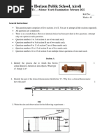 New Horizon Public School, Airoli: Grade VII / - : Science: Yearly Examination: February 2022