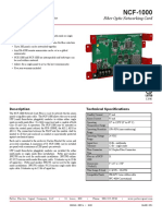 Features: Fiber Optic Networking Card