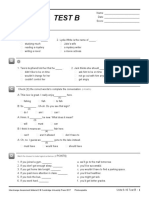 Test B: Units