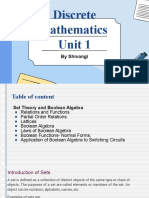 Discrete Mathematics Unit 1: by Shivangi