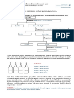 Lista 1 - Análise Química