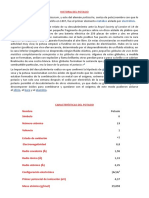 POTASIO. Características