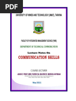 Communication Skills Sem 2 (May 2021) S2 Final Prof.