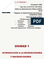 Unidad 1. Introducción A La Microeconomía y Macroeconomía