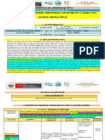 Iii Ciclo Experiencia de Aprendizaje #01-2022