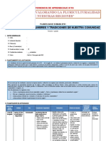 3° Grado - Planificador Del 8 Al 12 de Agosto