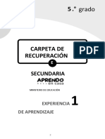 Carpeta de Recuperacion de DPCC - 5° A, B Francisca Torres