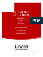 Estadistica Inferencial: Unidad 1