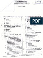 Jurisprudence MCQ