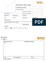 Assignment 2 Front Sheet: Qualification BTEC Level 5 HND Diploma in Computing