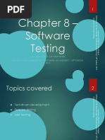 Chapter 8 - Software Testing