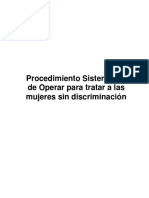 P.S.O. Mujeres Sin Discriminacion (31 Ago. 2018)