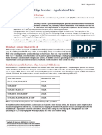 Application Note SolarEdge - Seccionamento Automático Por Dispositivo Diferencial Residual Nas Entradas CC Integrado Ao Inversor