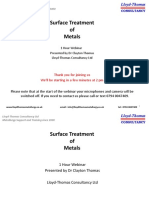 2020-11-18 - The Surface Treatment of Metals