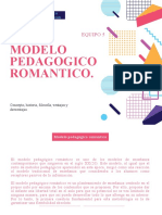 Modelo Pedagogico Romantico