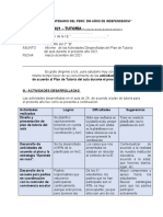 2a Informe de Tutoria 2a - 2021