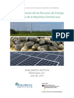 Aprovechamiento de Los Recursos de Energía Sostenible de La República Dominicana