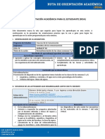 Ruta de Orientación Académica para El Estudiante (Roa)