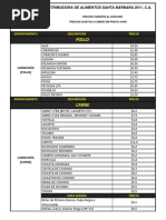 Listado de Precios 08-06-2022