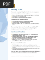 How To Use Worry Time