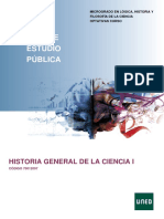 Programa Historia de La Ciencia