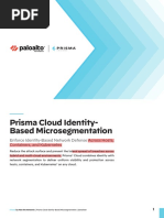 Prisma Cloud Identity Based Microsegmentation