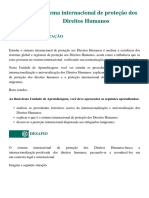 O Sistema Internacional de Proteção Dos Direitos Humanos