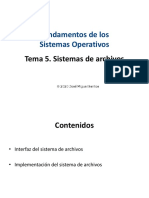 FSO 05 Sistemas de Archivos