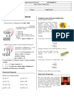 Apostila 2 6° Ano - Algorítmos Da Multiplicação e Divisão