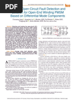 A Novel Open-Circuit Fault Detection and Location For Open-End Winding PMSM Based On Differential-Mode Components