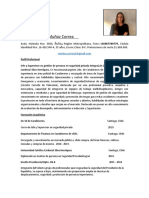 Curriculum Romina Muñoz 2021. Actualizado