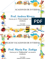 Diploma Felices Vacaciones de Invierno