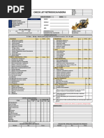 Check List Retroexcavadora