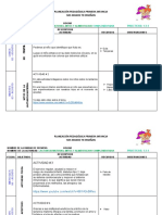 Planeacion 2 A° Semana de Agosto