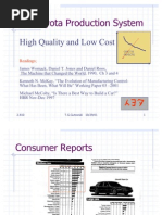 A Case Study - Toyota Production System