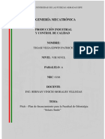 Tarea7 - Pitch y Plan de Financiamiento - Facultad de Odontologia - Tigasi Edwin