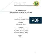 INFORME DE ELABORACION DE CURTIDO CONEJO Informe Final