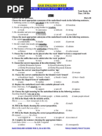 Rasi English Guide: Model Question Paper - I (Jan-2022)