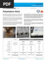 Polyethylene Sheet: Temporary Protection