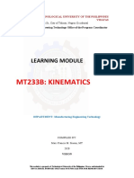 Mt233B: Kinematics: Learning Module