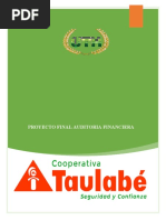 Proyecto Final Grupo N°2 Cooperativa Taulabe Limitada