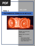 Tratamientos Térmicos de Metales g2 Tema 5