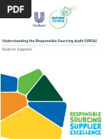 Understanding The Responsible Sourcing Audit (URSA) : Guide For Suppliers