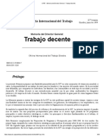 OIT, CIT87 - Memoria Del Director General - Trabajo Decente, 1999