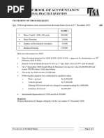 FAR-I Statement of Changes Equity