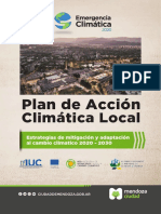 Plan ACCION CLIMATICA MENDOZA