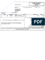 Esta Es Una Representación Impresa de La Factura Electrónica, Generada en El Sistema de SUNAT. Puede Verificarla Utilizando Su Clave SOL