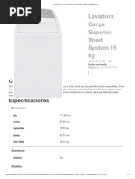 Lavadora Carga Superior Xpert System 16 KG - Whirlpool