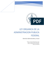 Qué Es La Ley Orgánica de La Administración Pública Federal